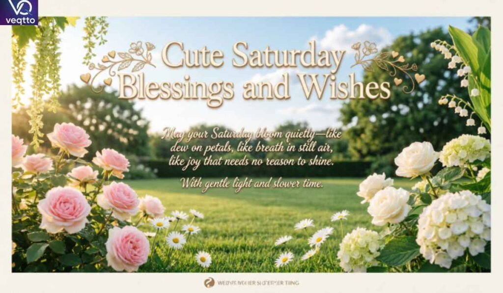 Cute Saturday Blessings and Wishes