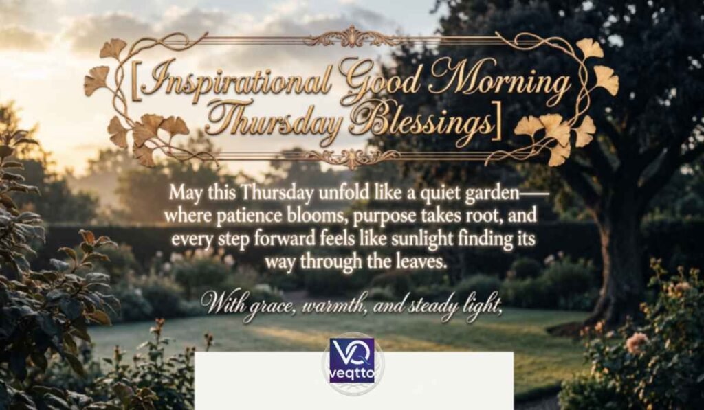 Inspirational Good Morning Thursday Blessings
