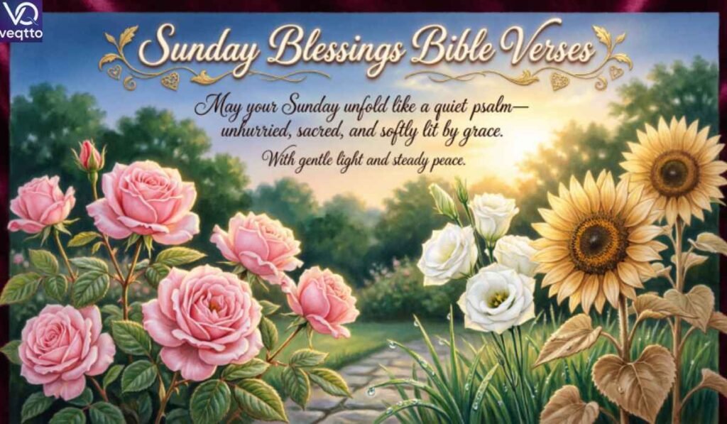 Sunday Blessings Bible Verses