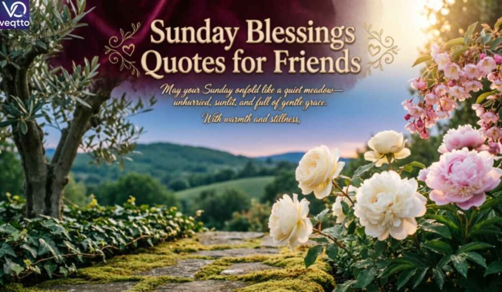 Sunday Blessings Quotes for Friends